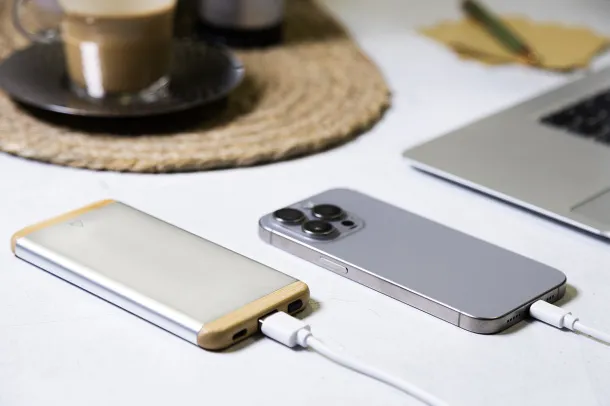 Ralubo Five prijenosna baterija, 5.000 mAh Srebrna