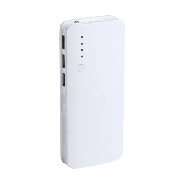 Tenak USB prijenosna baterija, 10 000 mAh Bijela