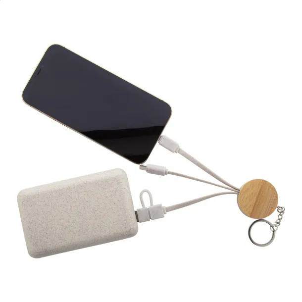 Mugory USB kabel, privjesak Prirodna