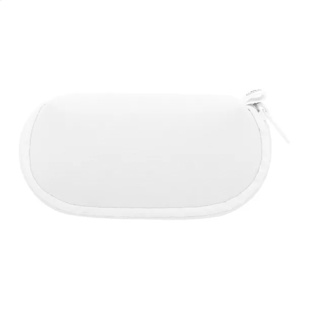 PrintSun Zip custom RPET sunglasses case White