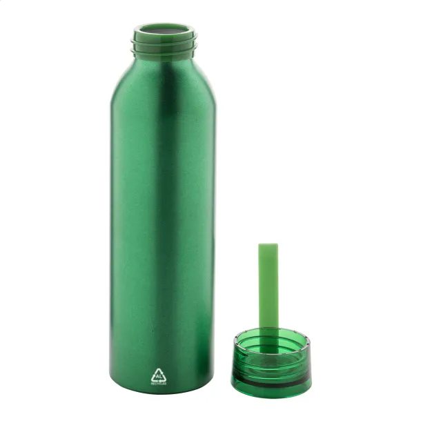 Ralusip recycled aluminium bottle Green