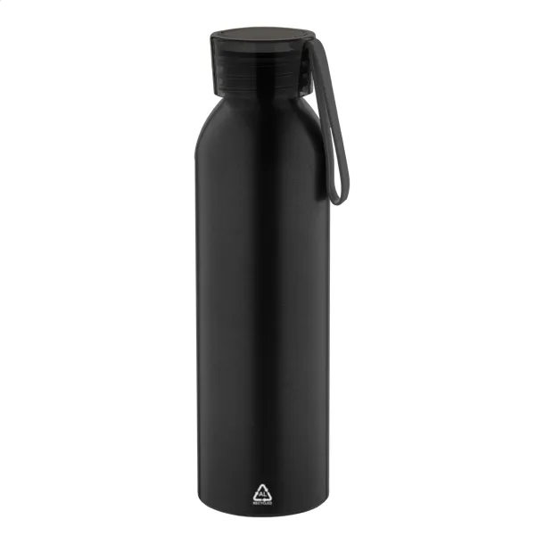 Ralusip recycled aluminium bottle Black