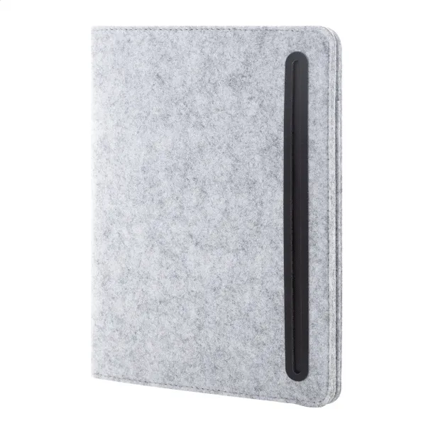 Refelt Meet notes mapa od RPET filca, A5 Siva