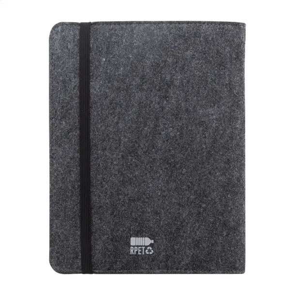 Refelt Meet A5 RPET felt document folder Dark grey
