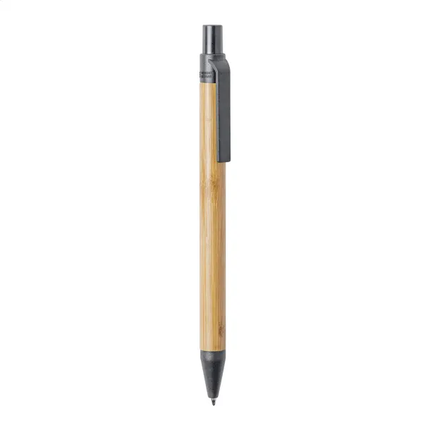 Slothic bamboo ballpoint pen Black Natural