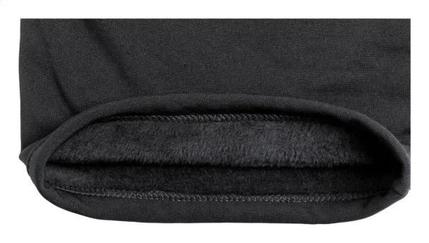 Swoosh neck warmer and hat Black
