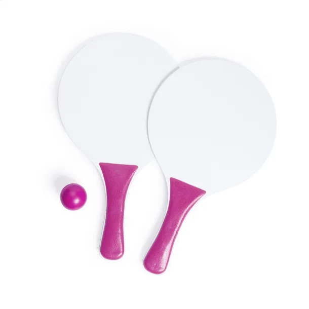 Negril beach tennis Pink White