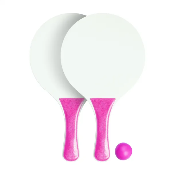 Negril beach tennis Pink White