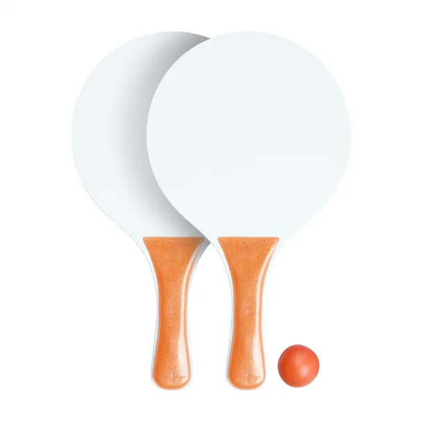 Negril beach tennis Orange White