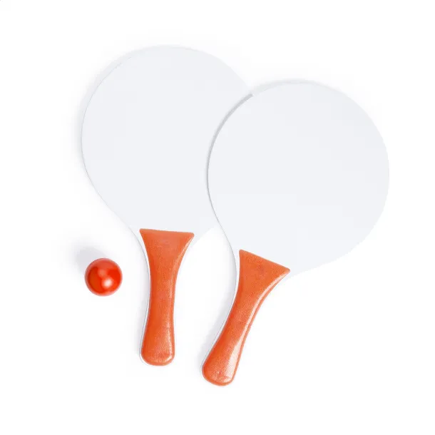 Negril beach tennis Orange White