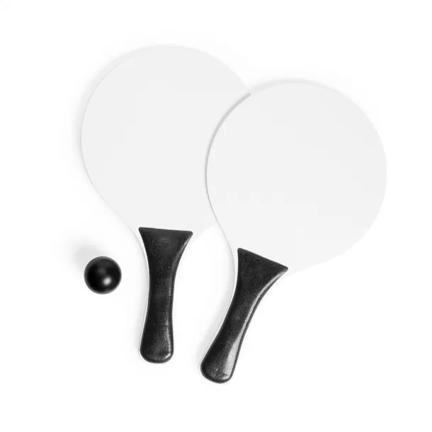 Negril beach tennis Black White