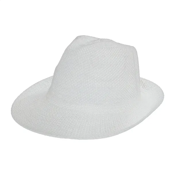 Willow straw hat White