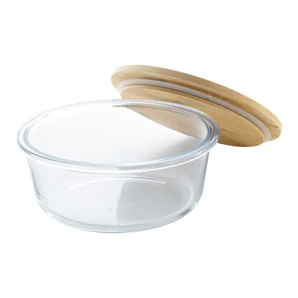 Ruttata glass lunch box Transparent Natural
