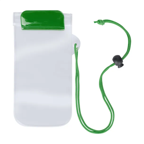 Wapro waterproof mobile case Green Transparent