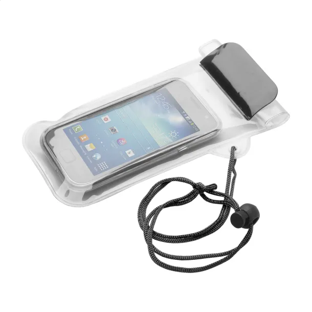 Wapro waterproof mobile case Black Transparent