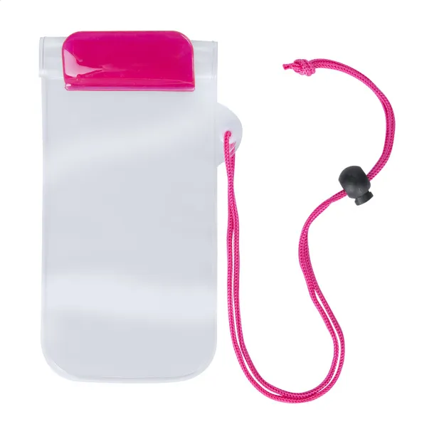 Wapro waterproof mobile case Pink Transparent