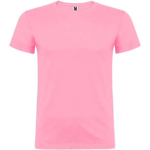 Beagle short sleeve men's t-shirt - Roly Silk pink