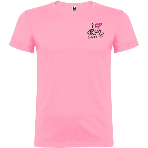Beagle short sleeve men's t-shirt - Roly Silk pink