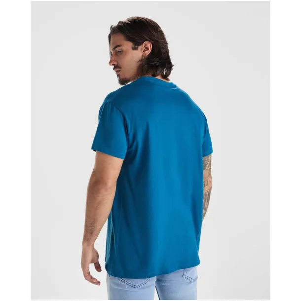 Beagle short sleeve men's t-shirt - Roly Sweet blue