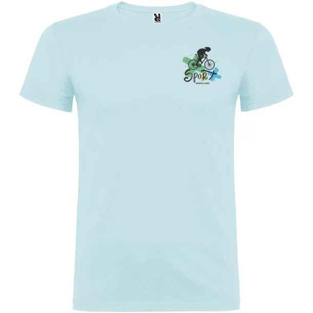 Beagle short sleeve men's t-shirt - Roly Sweet blue
