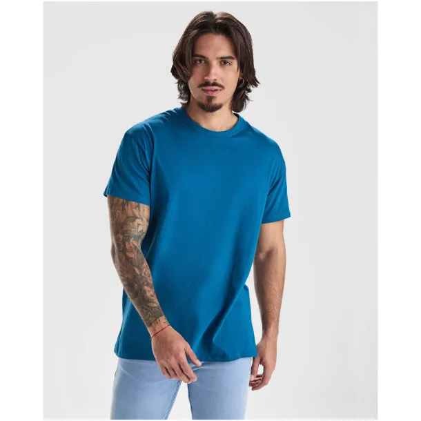 Beagle short sleeve men's t-shirt - Roly Sweet blue