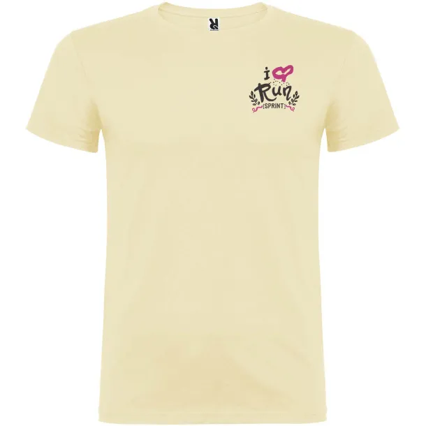Beagle short sleeve men's t-shirt - Roly Sweet yellow