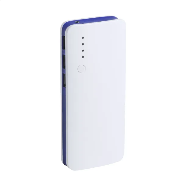 Tenak USB prijenosna baterija, 10 000 mAh Plava Bijela