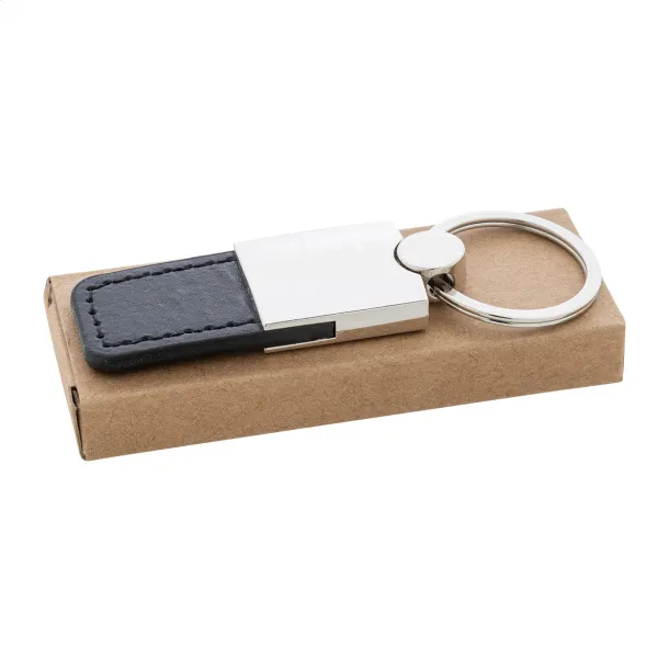 Rokke keyring Silver Black