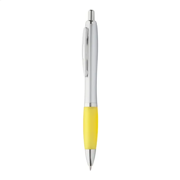 Lumpy ballpoint pen Yellow Silver
