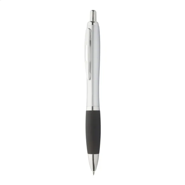 Lumpy ballpoint pen Black Silver