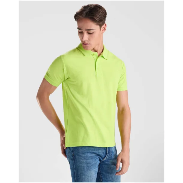 Pegaso Premium short sleeve men's polo - Roly White