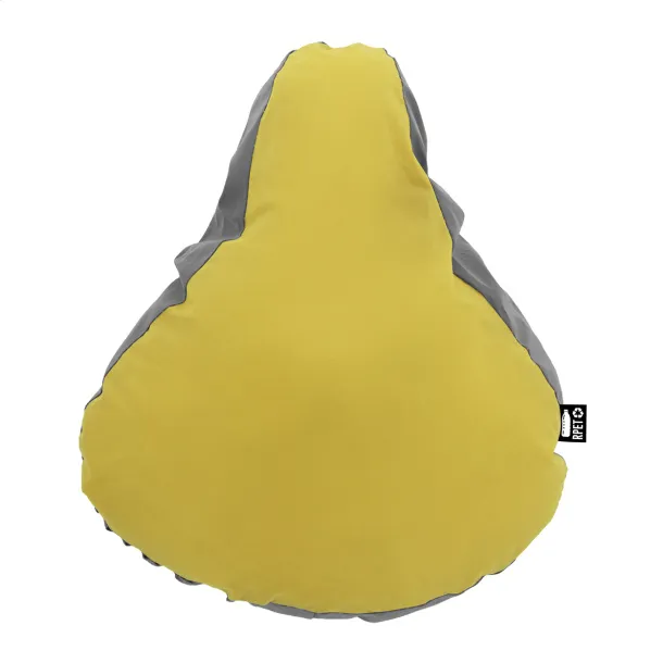 Lumiride reflective RPET bicycle seat cover Yellow