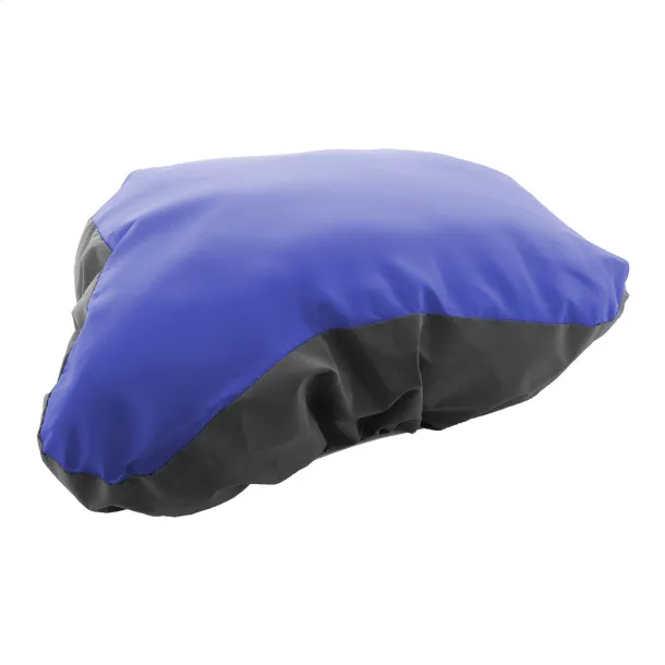 Lumiride reflective RPET bicycle seat cover Blue