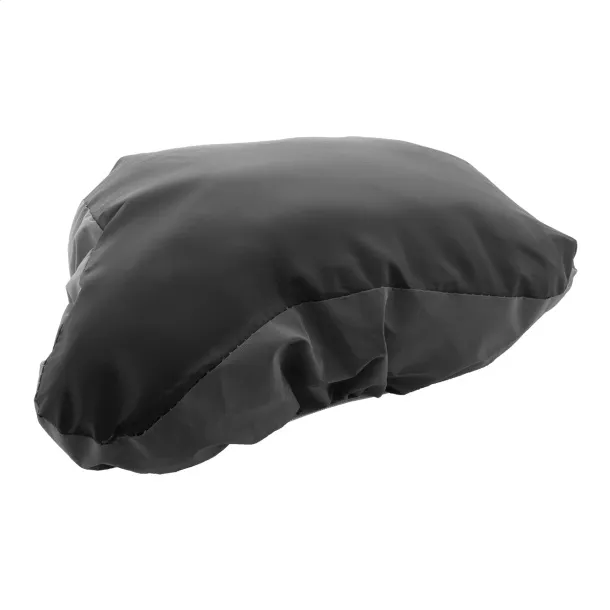 Lumiride reflective RPET bicycle seat cover Black