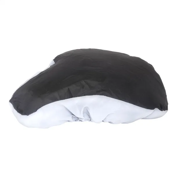 Lumiride reflective RPET bicycle seat cover Black