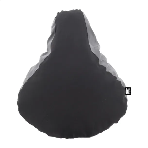 Lumiride reflective RPET bicycle seat cover Black