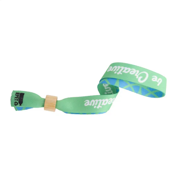 SuboWrist Eco custom RPET festival bracelet Natural