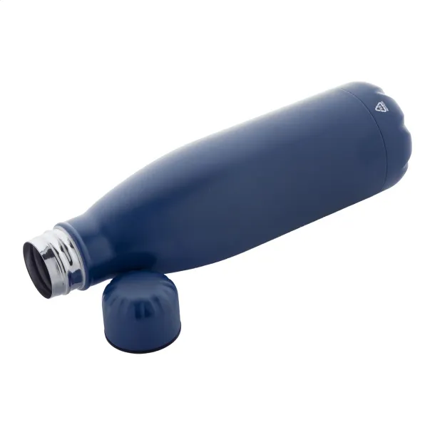 Refill recycled stainless steel bottle Dark blue