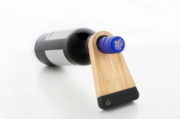 Kyoho corkscrew bottle holder Natural Black