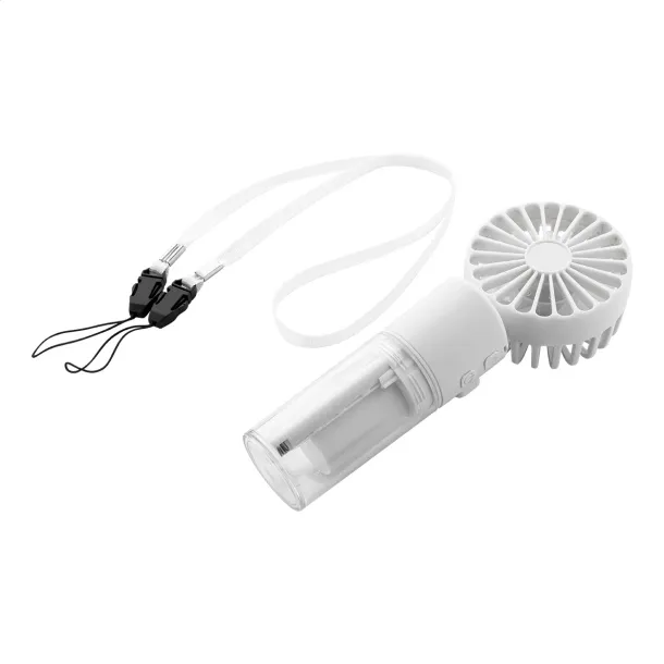 Misty rechargeable water spray fan White