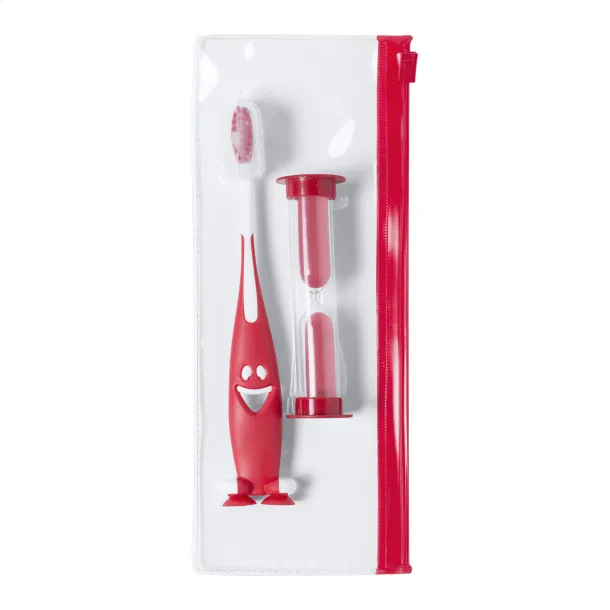 Toothie toothbrush set Red