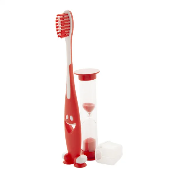 Toothie toothbrush set Red