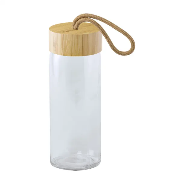 Lobamba sportska boca, 420 ml Prozirno Prirodna