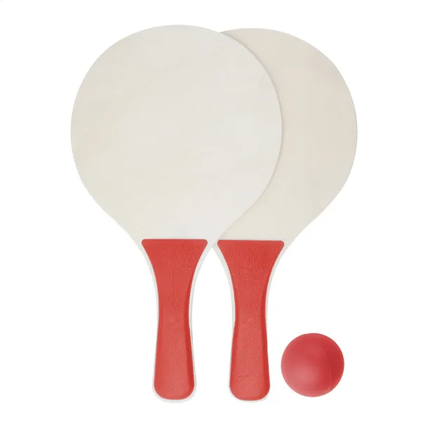 Mistra beach tennis Red Natural