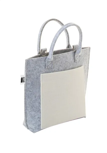 CreaFelt Cross custom RPET crossbody bag White Grey