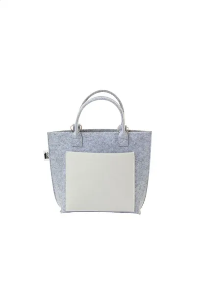 CreaFelt Cross custom RPET crossbody bag White Grey