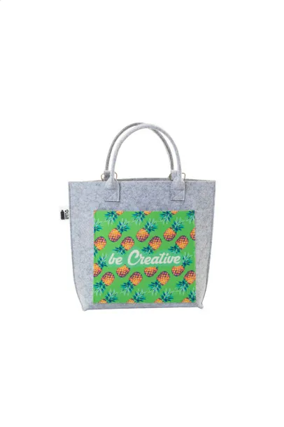 CreaFelt Cross custom RPET crossbody bag White Grey