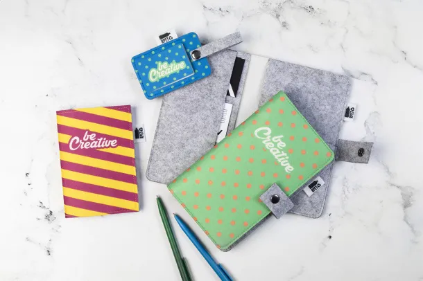 CreaFelt Journey personalizirani RPET organizator za putovanje Bijela Siva