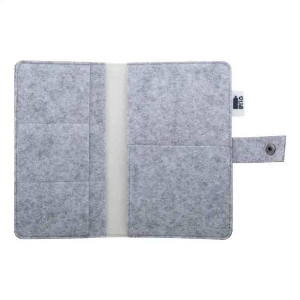 CreaFelt Journey custom RPET travel organizer White Grey