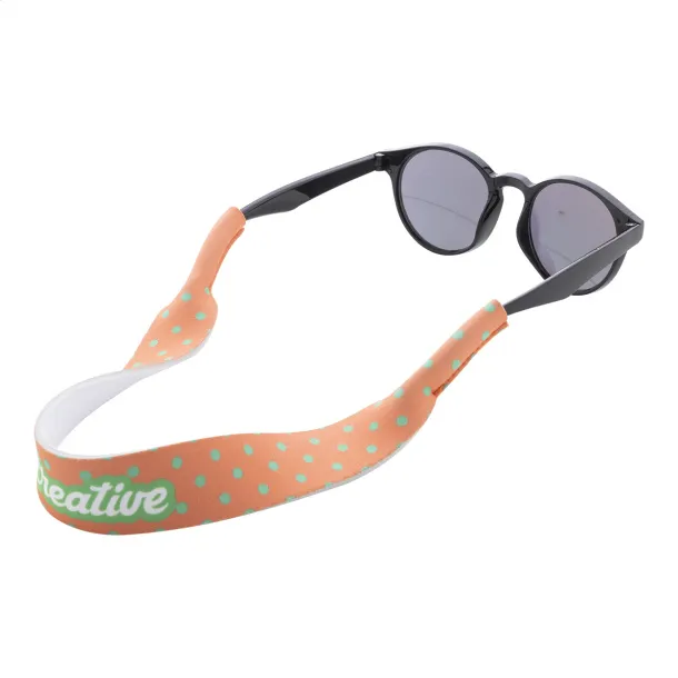 PrintSun custom RPET sunglasses strap White